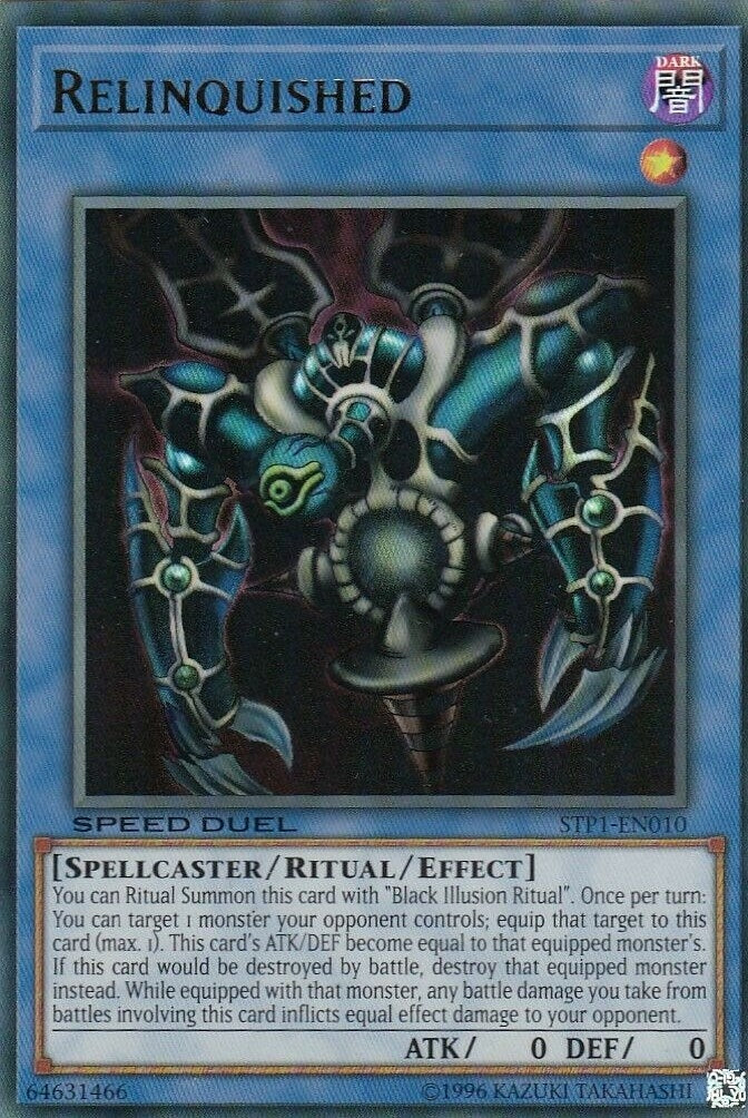 Image for Relinquished (Speed Duel: Tournament Pack 1) (STP1-EN010) - YuGiOh