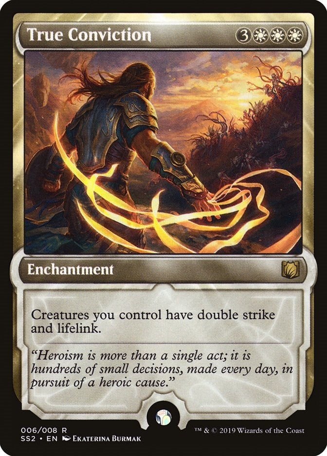 Image for True Conviction (Signature Spellbook: Gideon) (6) - Magic: The Gathering