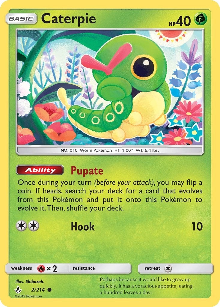 Image for Caterpie (SM - Unbroken Bonds) (2/214) - Pokemon