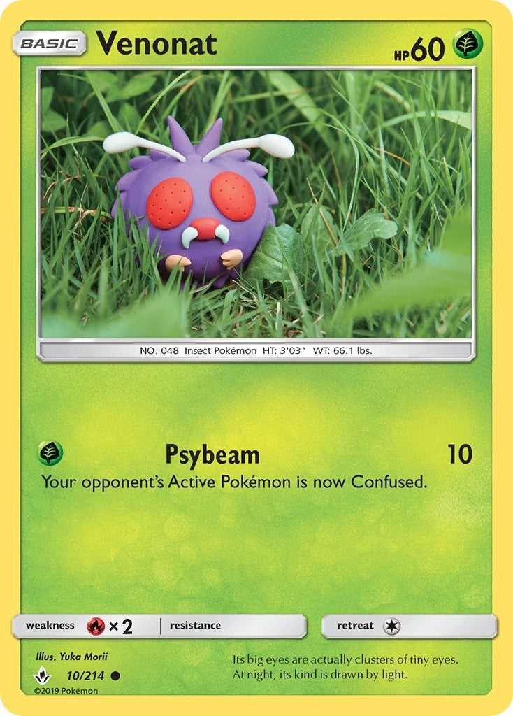 Image for Venonat (10) (SM - Unbroken Bonds) (10/214) - Pokemon