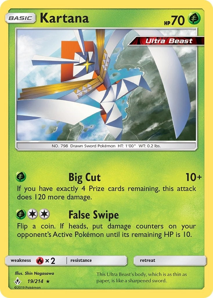 Image for Kartana (SM - Unbroken Bonds) (19/214) - Pokemon