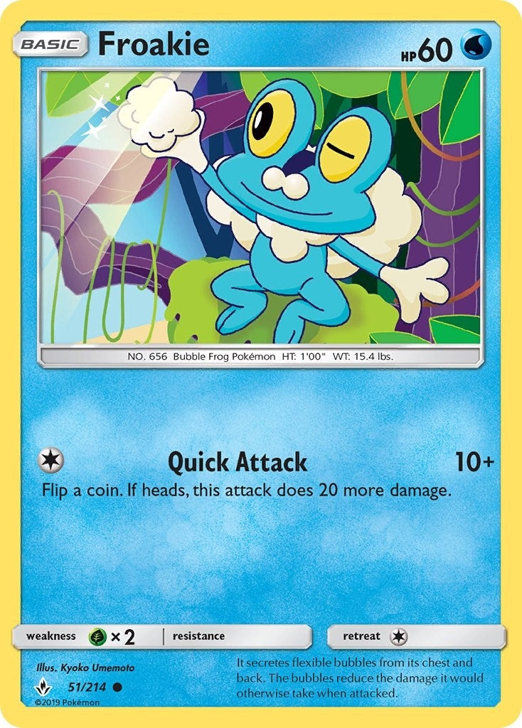 Image for Froakie (SM - Unbroken Bonds) (51/214) - Pokemon