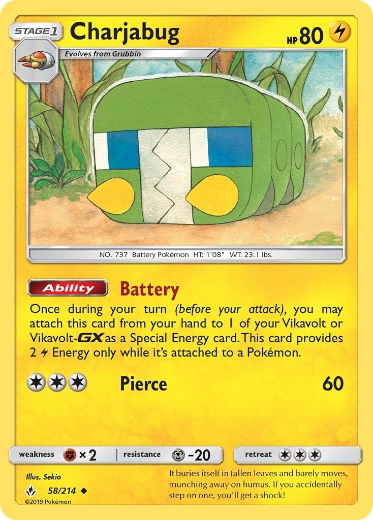 Image for Charjabug (SM - Unbroken Bonds) (58/214) - Pokemon