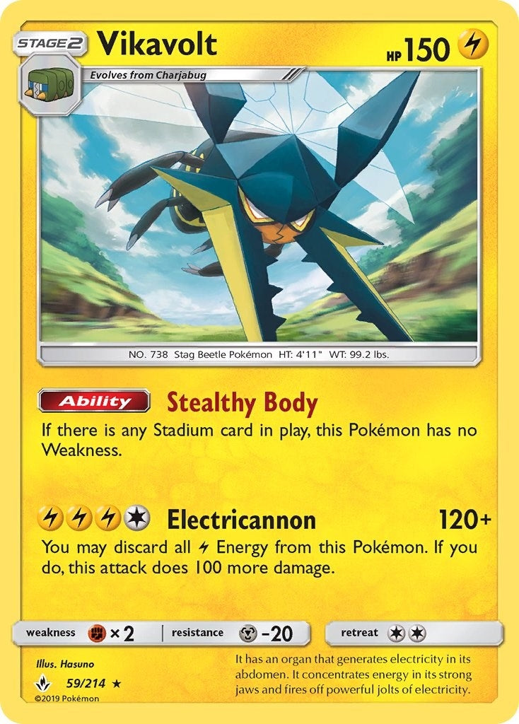 Image for Vikavolt (SM - Unbroken Bonds) (59/214) - Pokemon