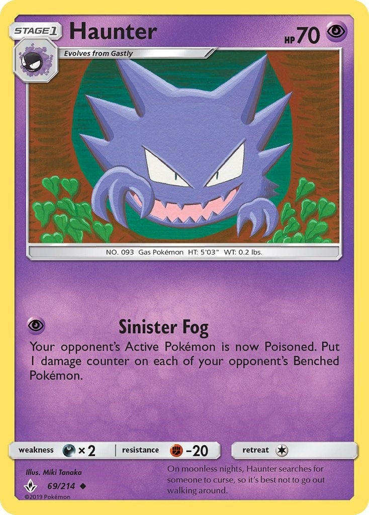 Image for Haunter (SM - Unbroken Bonds) (69/214) - Pokemon