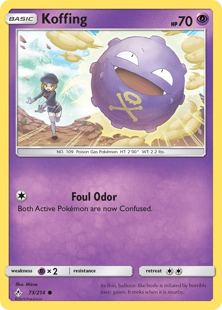 Image for Koffing (SM - Unbroken Bonds) (73/214) - Pokemon