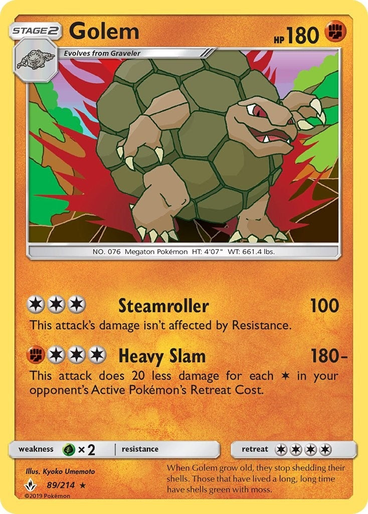 Image for Golem (SM - Unbroken Bonds) (89/214) - Pokemon