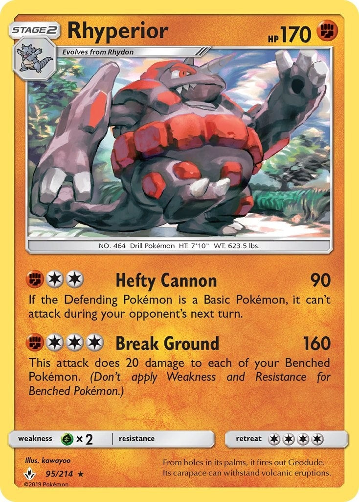 Image for Rhyperior (SM - Unbroken Bonds) (95/214) - Pokemon