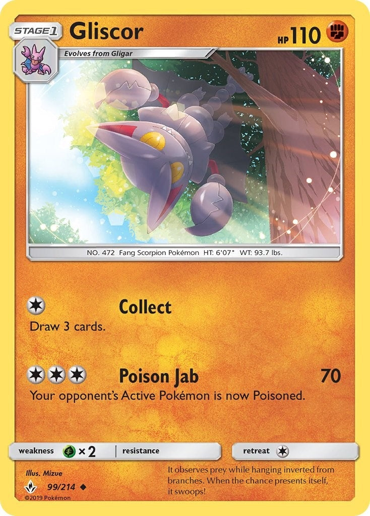 Image for Gliscor (SM - Unbroken Bonds) (99/214) - Pokemon