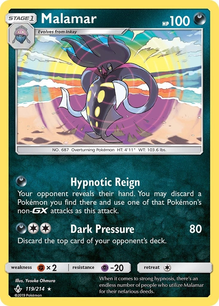 Image for Malamar (SM - Unbroken Bonds) (119/214) - Pokemon