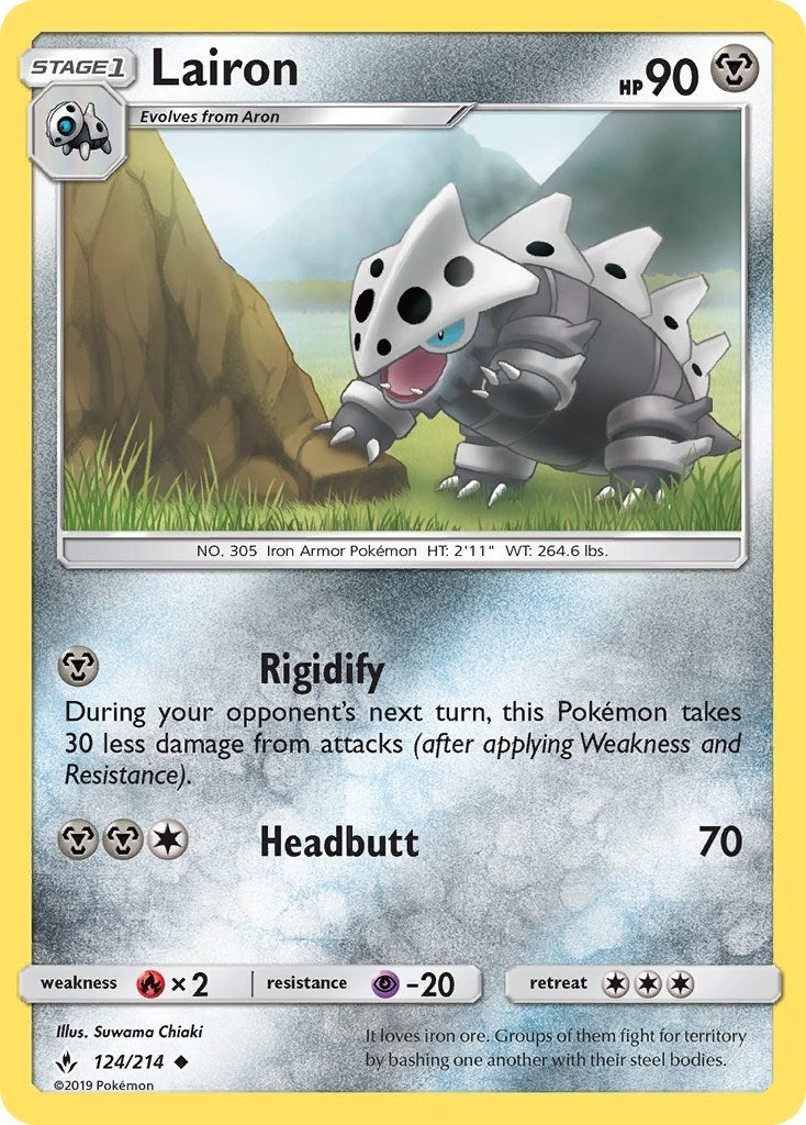 Image for Lairon (SM - Unbroken Bonds) (124/214) - Pokemon