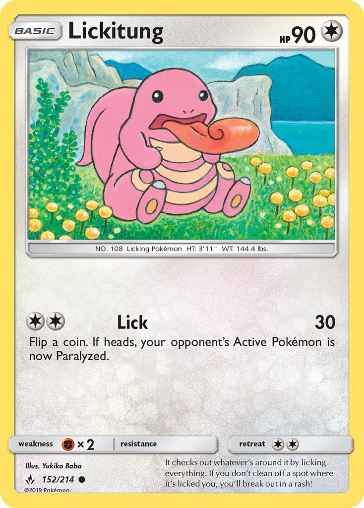 Image for Lickitung (SM - Unbroken Bonds) (152/214) - Pokemon