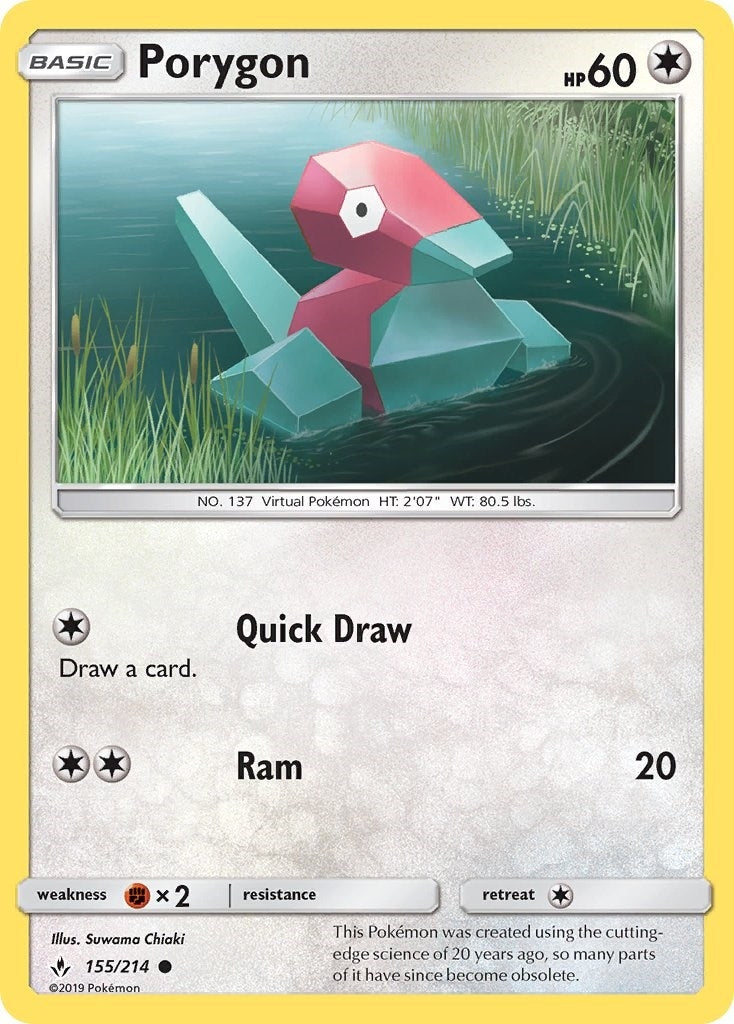 Image for Porygon (155) (SM - Unbroken Bonds) (155/214) - Pokemon