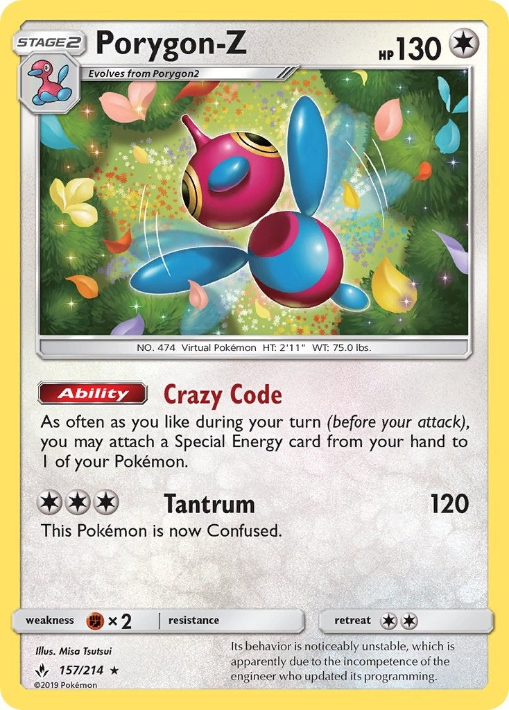 Image for Porygon-Z (SM - Unbroken Bonds) (157/214) - Pokemon