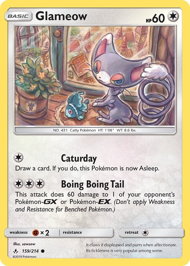 Image for Glameow (SM - Unbroken Bonds) (159/214) - Pokemon