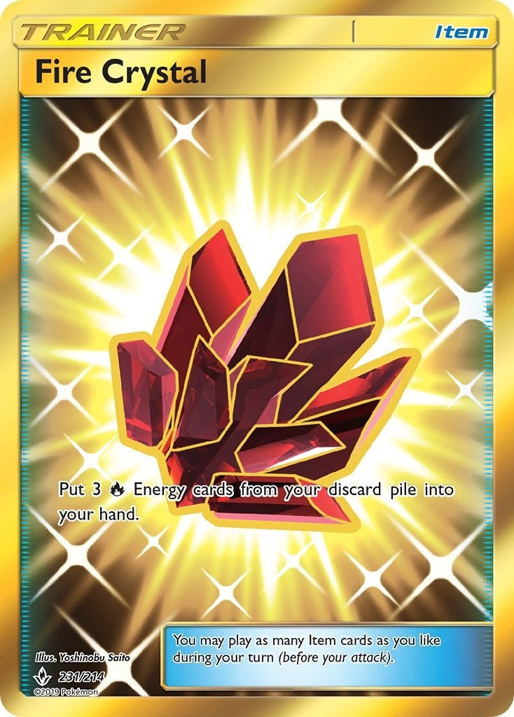 Image for Fire Crystal (Secret) (SM - Unbroken Bonds) (231/214) - Pokemon