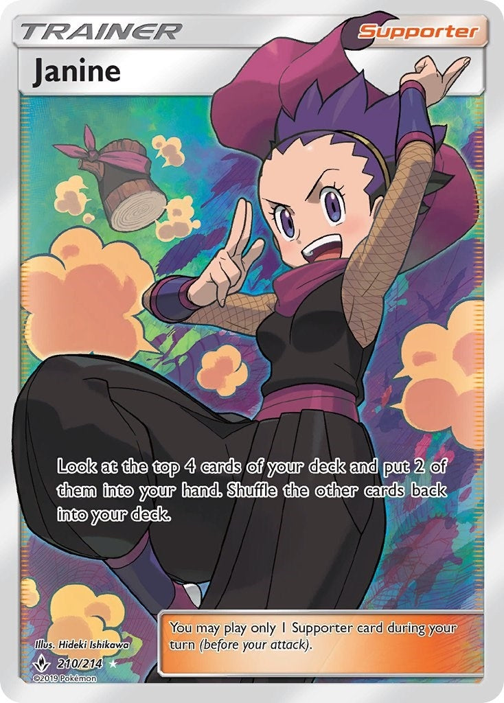 Image for Janine (Full Art) (SM - Unbroken Bonds) (210/214) - Pokemon