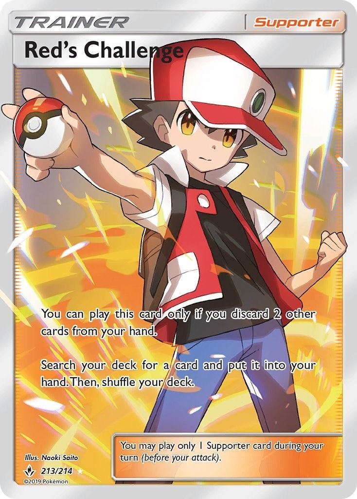 Image for Red's Challenge (Full Art) (SM - Unbroken Bonds) (213/214) - Pokemon