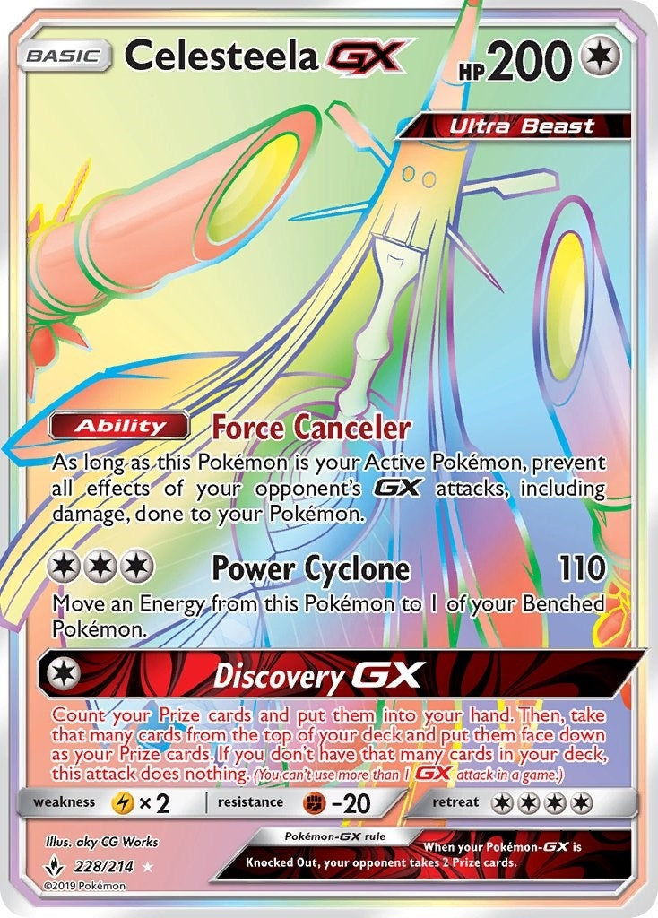 Image for Celesteela GX (Secret) (SM - Unbroken Bonds) (228/214) - Pokemon