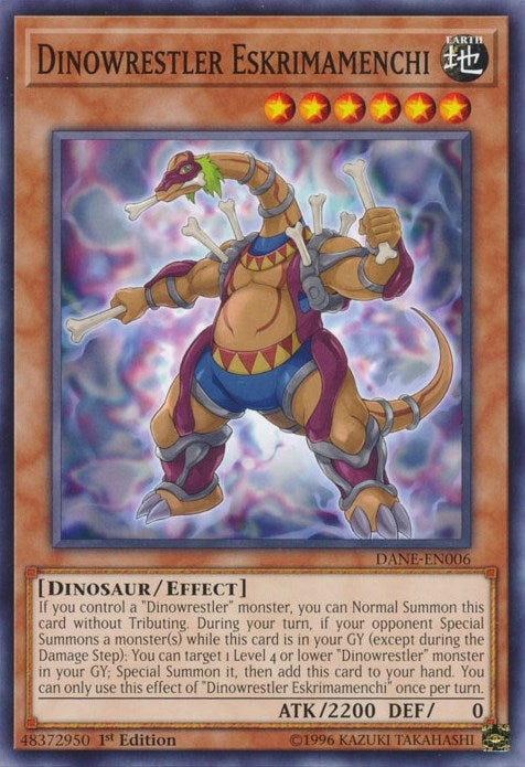 Image for Dinowrestler Eskrimamenchi (Dark Neostorm) (DANE-EN006) - YuGiOh