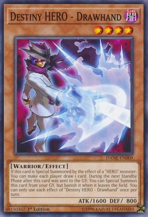 Image for Destiny HERO - Drawhand (Dark Neostorm) (DANE-EN009) - YuGiOh