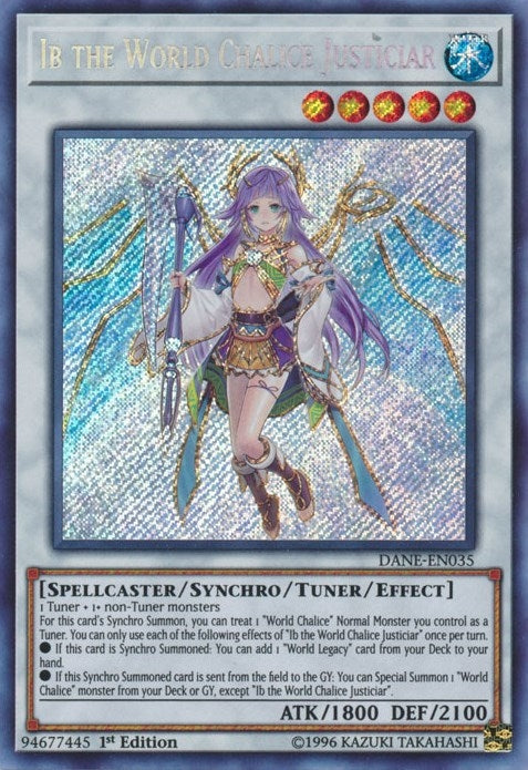 Image for Ib the World Chalice Justiciar (Dark Neostorm) (DANE-EN035) - YuGiOh