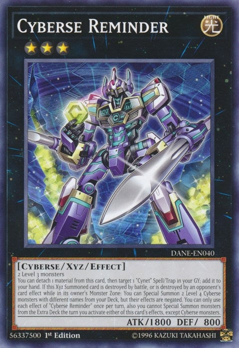Image for Cyberse Reminder (Dark Neostorm) (DANE-EN040) - YuGiOh