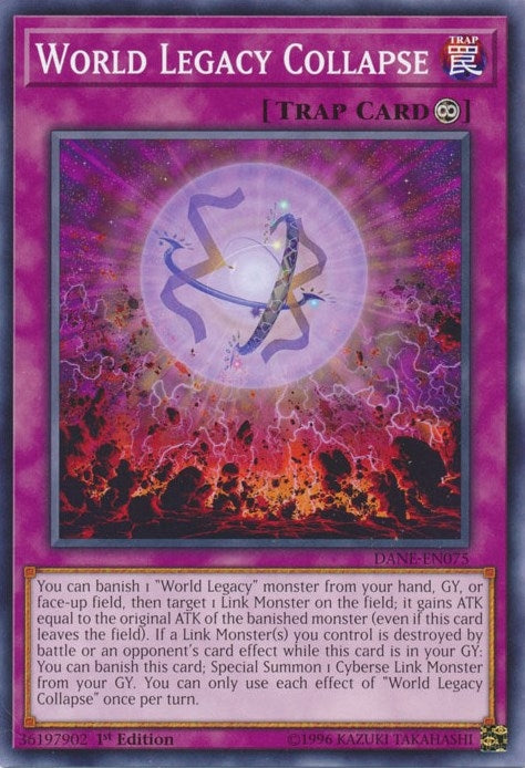 Image for World Legacy Collapse (Dark Neostorm) (DANE-EN075) - YuGiOh