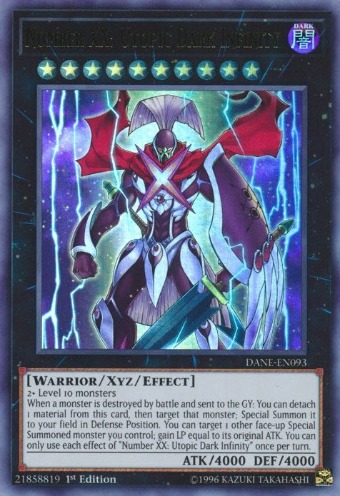 Image for Number XX: Utopic Dark Infinity (Dark Neostorm) (DANE-EN093) - YuGiOh