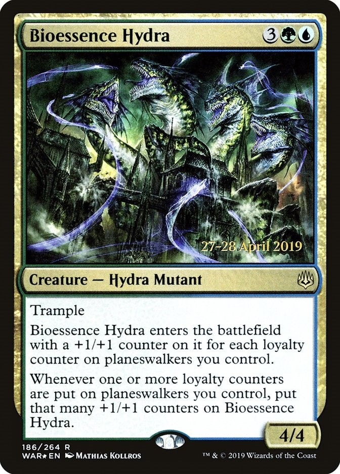 Image for Bioessence Hydra (Prerelease Cards) (186) - Magic: The Gathering