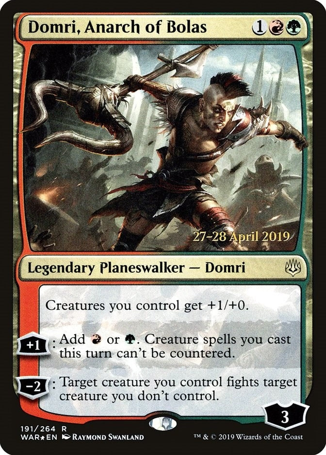 Image for Domri, Anarch of Bolas (Prerelease Cards) (191) - Magic: The Gathering