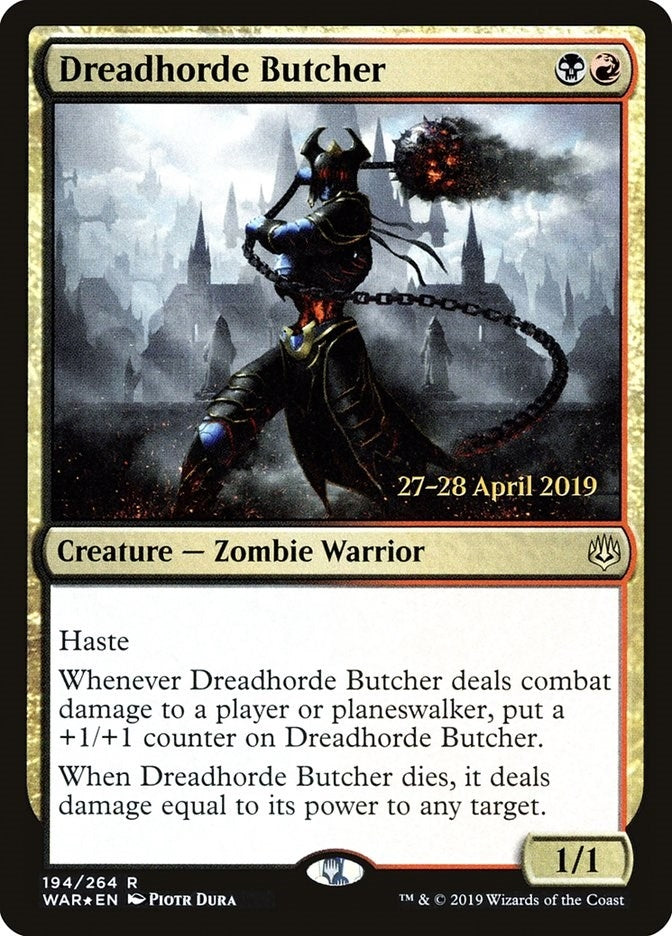 Image for Dreadhorde Butcher (Prerelease Cards) (194) - Magic: The Gathering