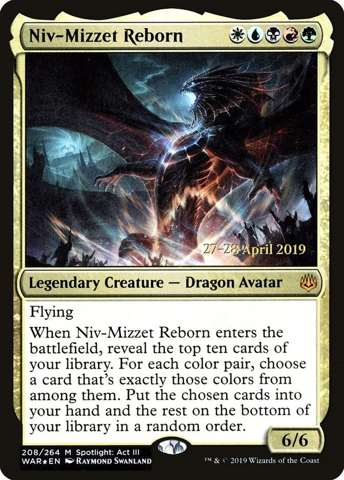 Image for Niv-Mizzet Reborn (Prerelease Cards) (208) - Magic: The Gathering