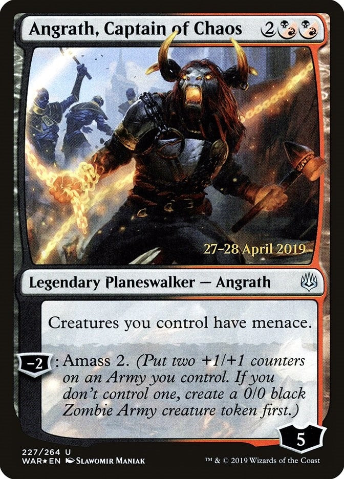 Image for Angrath, Captain of Chaos (Prerelease Cards) (227) - Magic: The Gathering