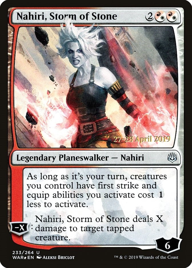 Image for Nahiri, Storm of Stone (Prerelease Cards) (233) - Magic: The Gathering