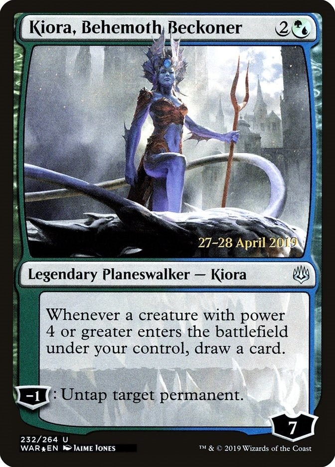Image for Kiora, Behemoth Beckoner (Prerelease Cards) (232) - Magic: The Gathering