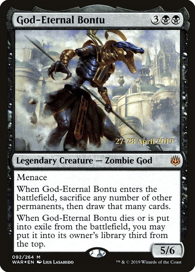 Image for God-Eternal Bontu (Prerelease Cards) (92) - Magic: The Gathering