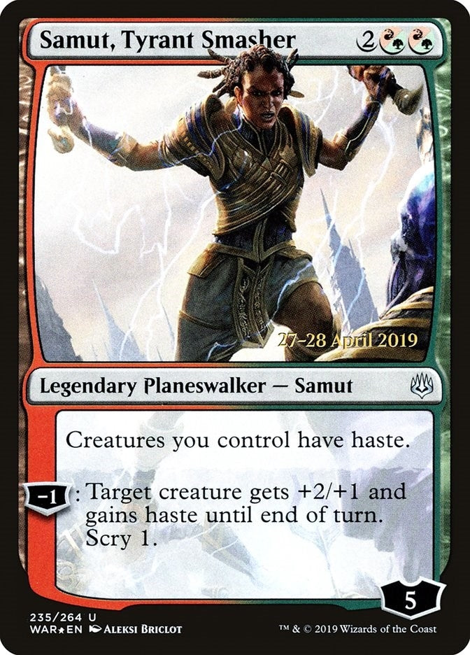 Image for Samut, Tyrant Smasher (Prerelease Cards) (235) - Magic: The Gathering