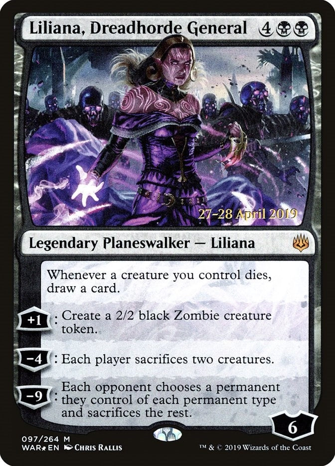 Image for Liliana, Dreadhorde General (Prerelease Cards) (97) - Magic: The Gathering
