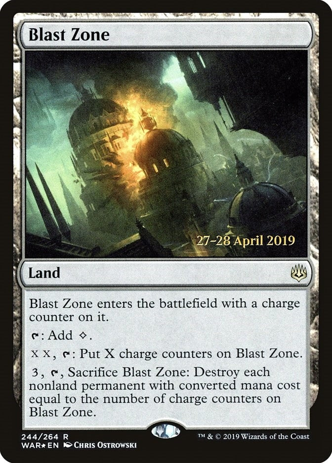 Image for Blast Zone (WAR) (Prerelease Cards) (244) - Magic: The Gathering