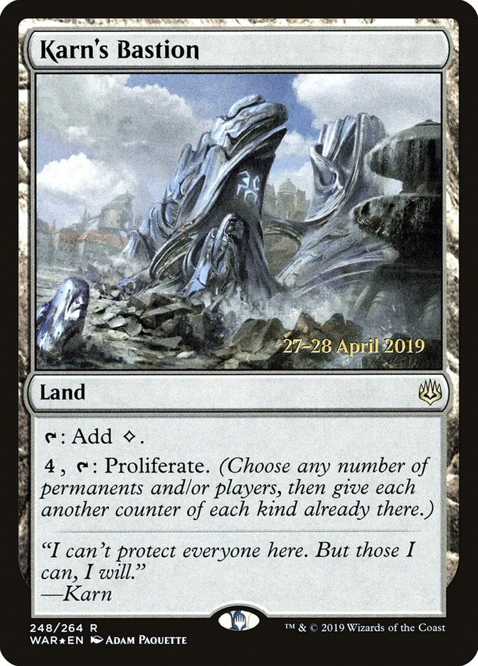 Image for Karn's Bastion (Prerelease Cards) (248) - Magic: The Gathering