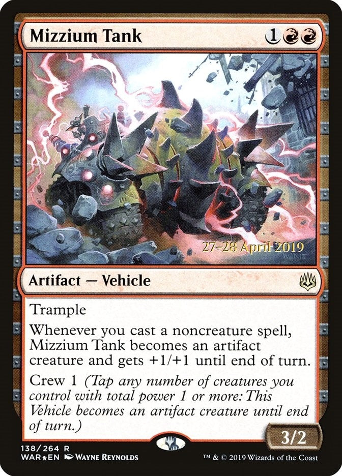 Image for Mizzium Tank (Prerelease Cards) (138) - Magic: The Gathering
