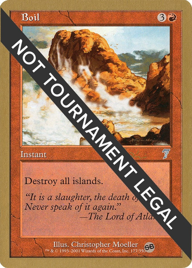 Image for Boil - 2001 Jan Tomcani (7ED) (SB) (World Championship Decks) - Magic: The Gathering