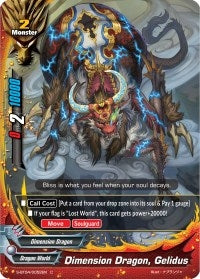 Image for Dimension Dragon, Gelidus (Drago Knight) (S-BT04/0052EN) - Future Card BuddyFight