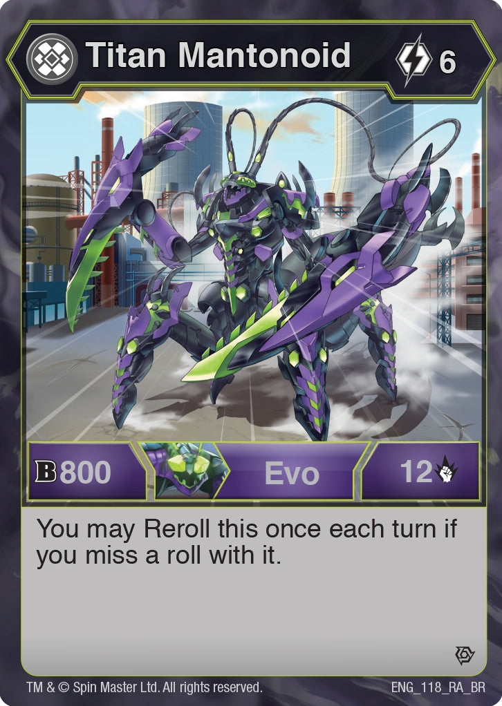 Image for Titan Mantonoid (Resurgence) (118) - Bakugan TCG