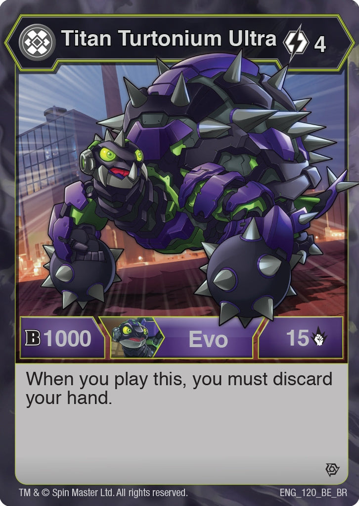 Image for Titan Turtonium Ultra (Resurgence) (120) - Bakugan TCG