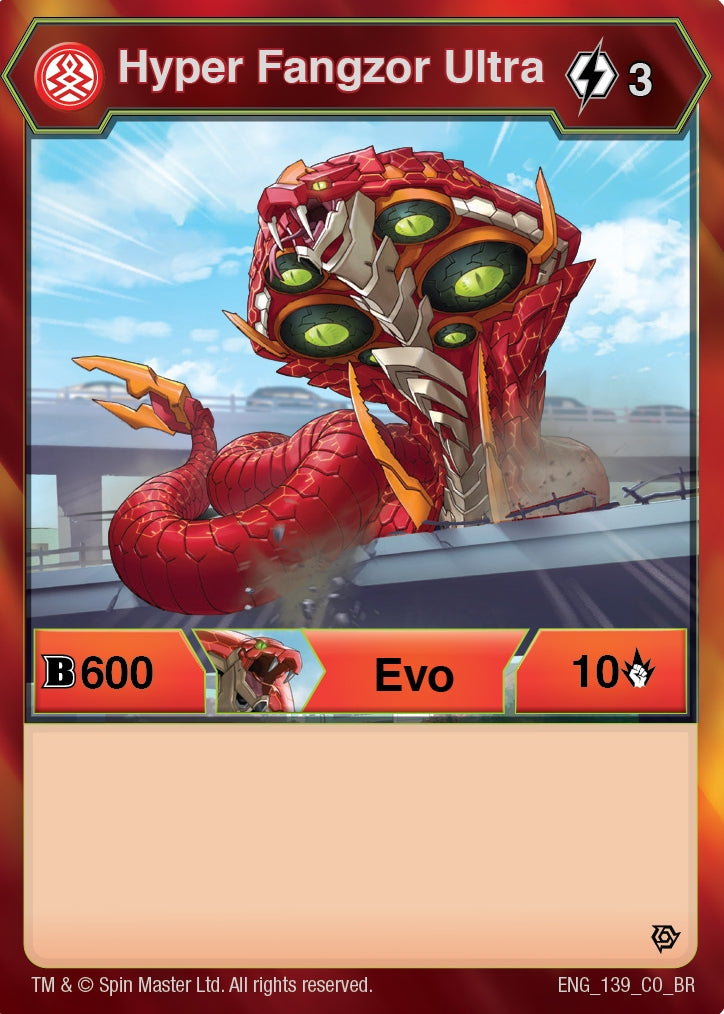 Image for Hyper Fangzor Ultra (139) (Resurgence) (139) - Bakugan TCG
