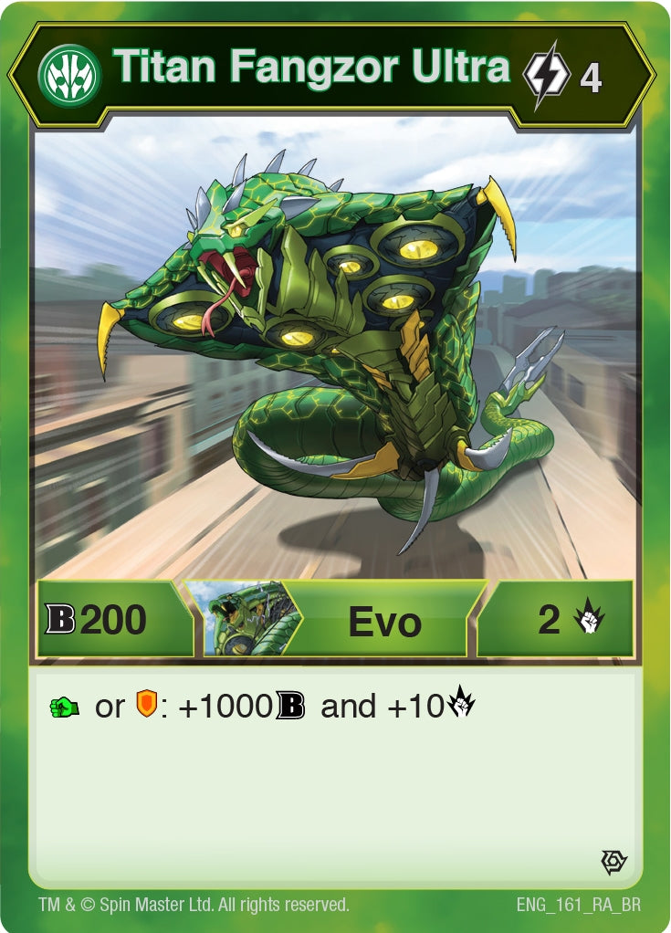Image for Titan Fangzor Ultra (Resurgence) (161) - Bakugan TCG