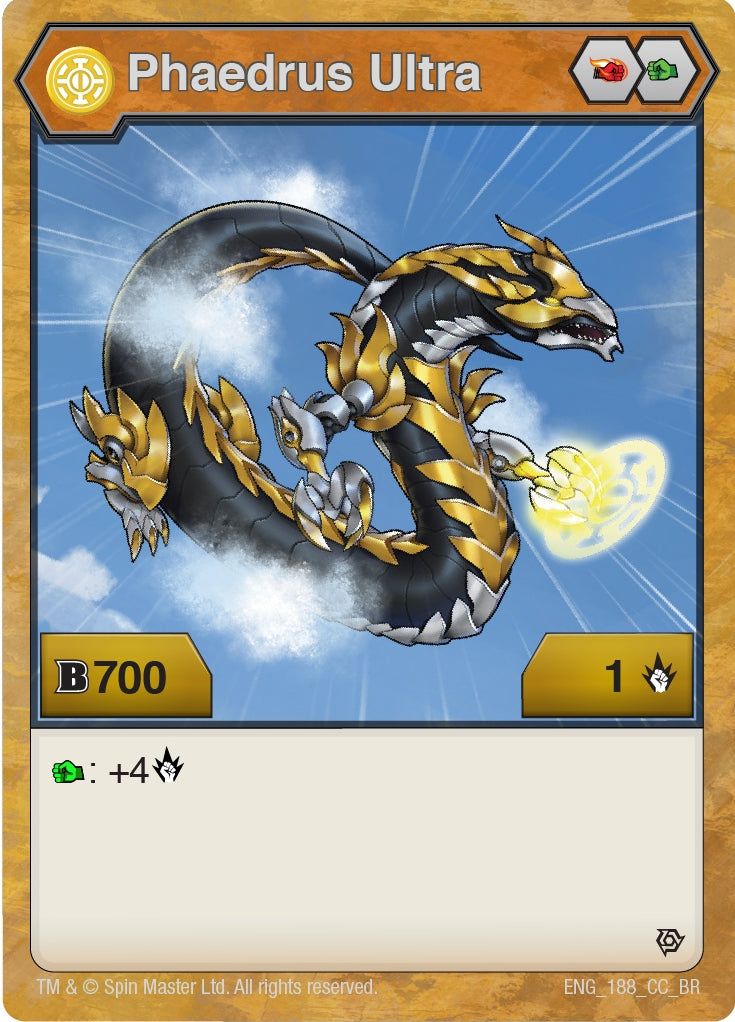 Image for Phaedrus Ultra (Resurgence) (188) - Bakugan TCG