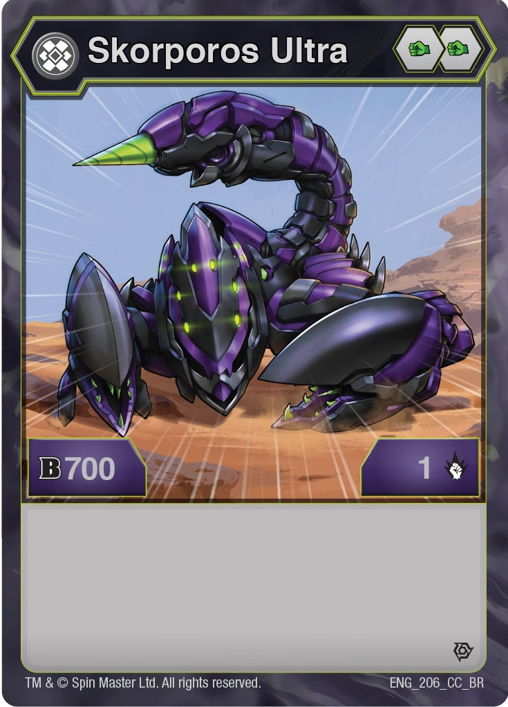 Image for Skorporos Ultra (Resurgence) (206) - Bakugan TCG